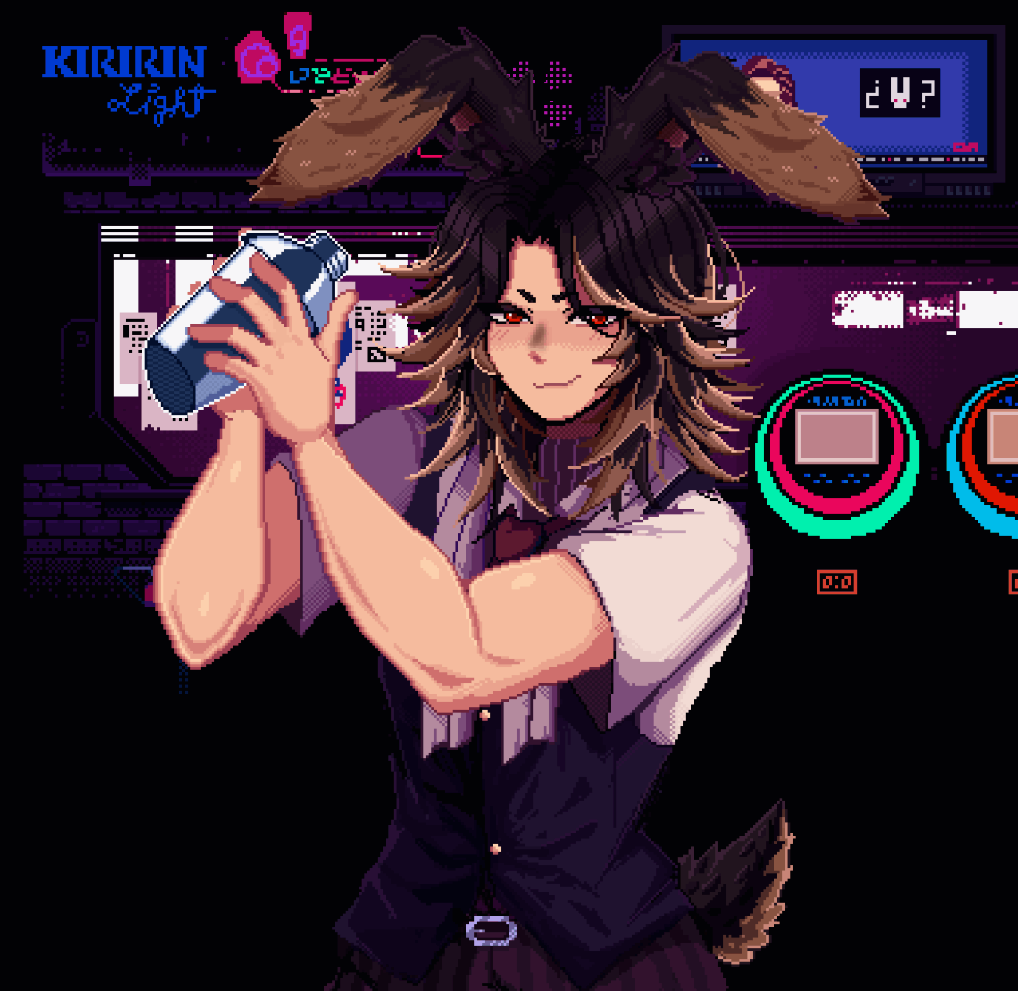 Va-11 Hall-A Yueling Barista from Brix (https://vgen.co/DrawGhosties)